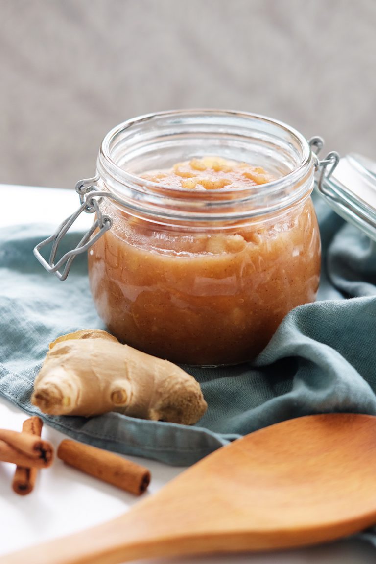 Äppelkompott med kanel, citron och ingefära - Maria Soxbo