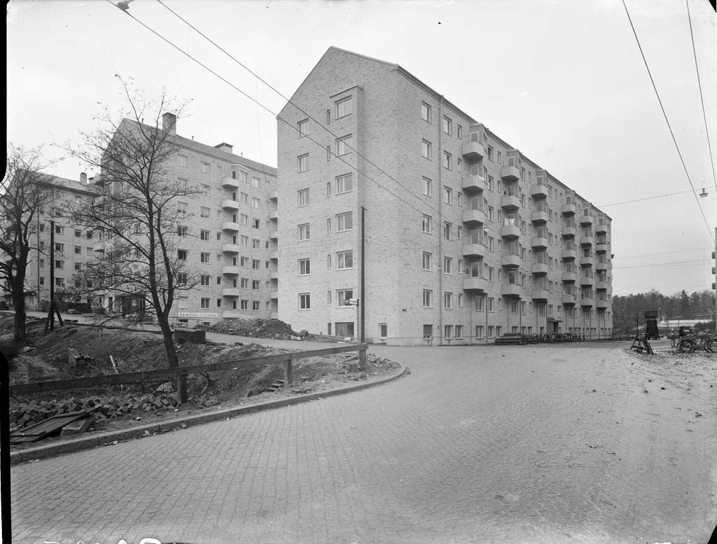 Kollektivhus på Wennerbergsgatan.
